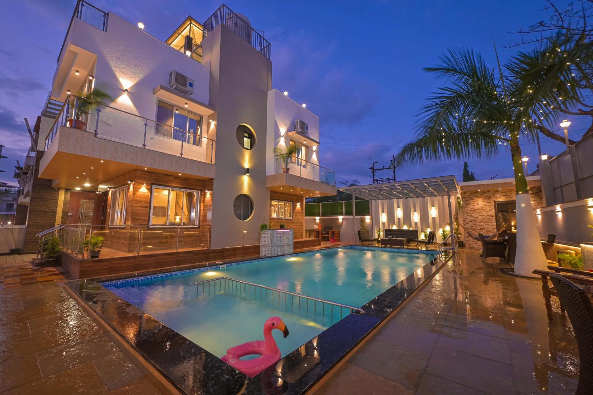 Azure Retreat Villa By Tropicana Stays Lonavala Eksteriør billede